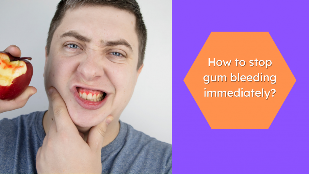 How to stop gum bleeding