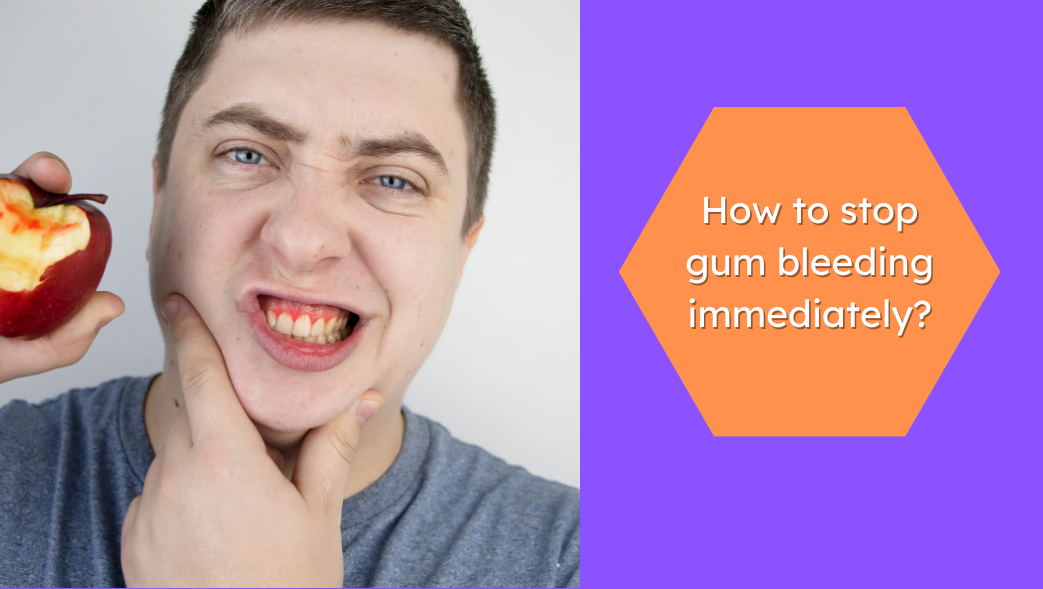 How to stop gum bleeding