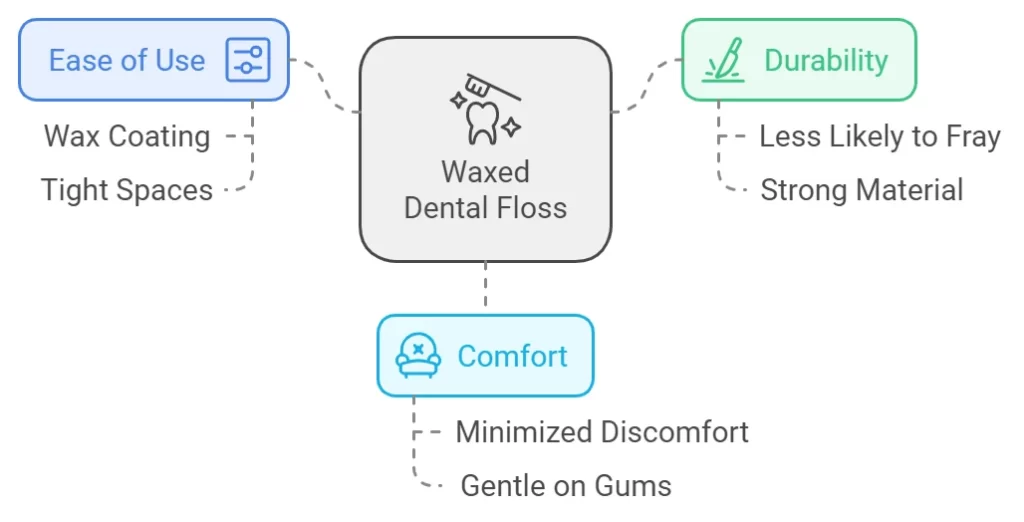 Properties of waxed dental floss min