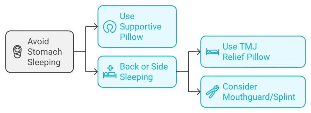 Impact of sleeping position on tmj pain