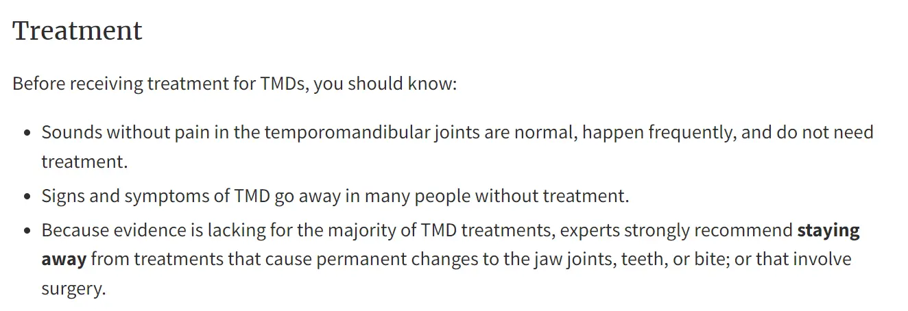 Things you should know before receiving tmd treatment