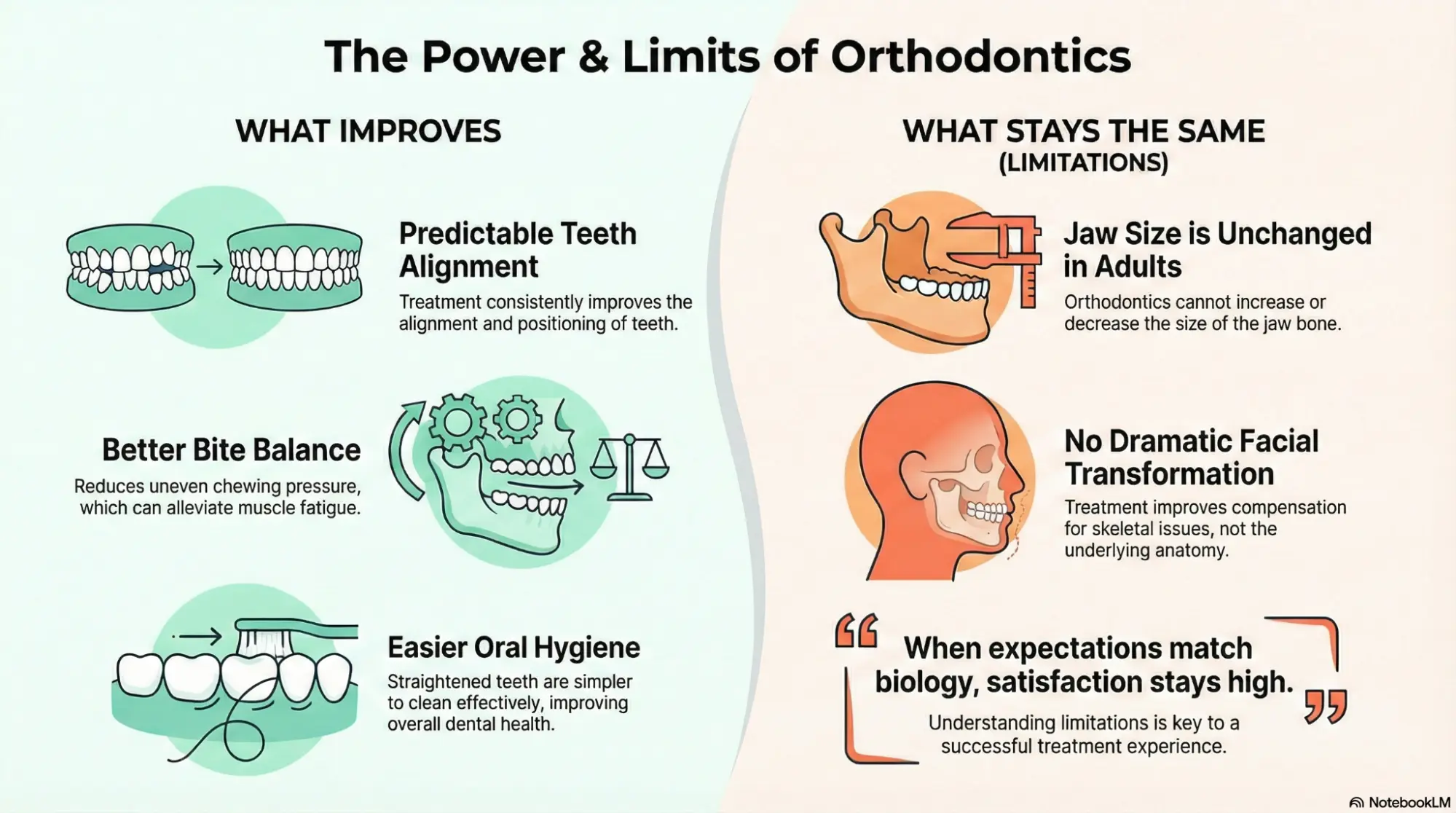 The Power and Limits of Orthodontics