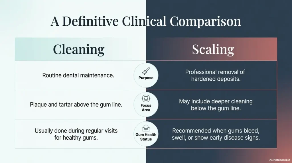 Cleaning and Scaling Comparison